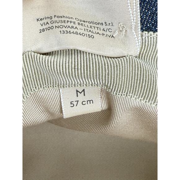 Gucci Blue Denim Wide Brim Hat - Picture 9 of 10